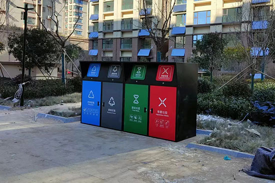 四分类垃圾桶罩