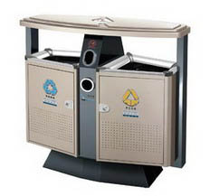 钢制分类垃圾桶