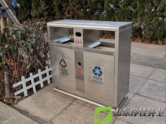 不锈钢分类果皮箱