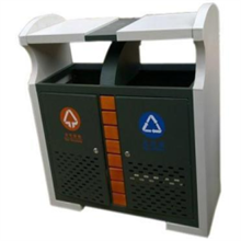 户外钢制分类果皮箱