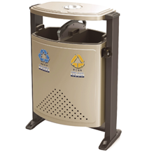 户外钢制分类垃圾桶